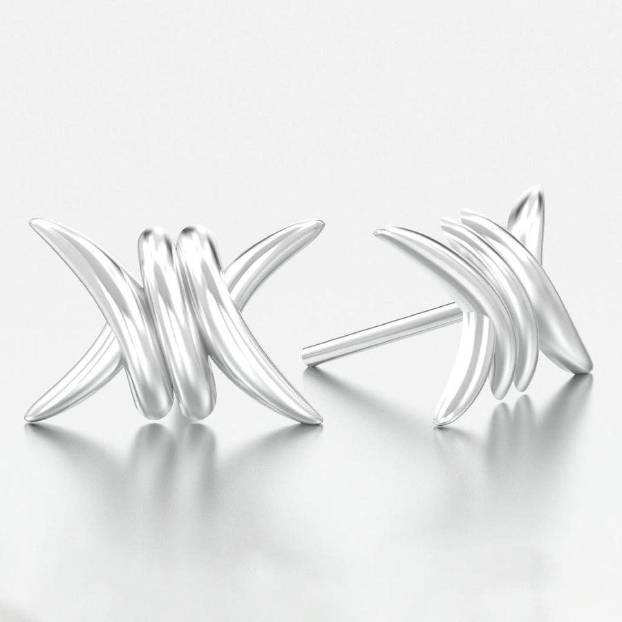 The Original Barbwire Stud Earrings