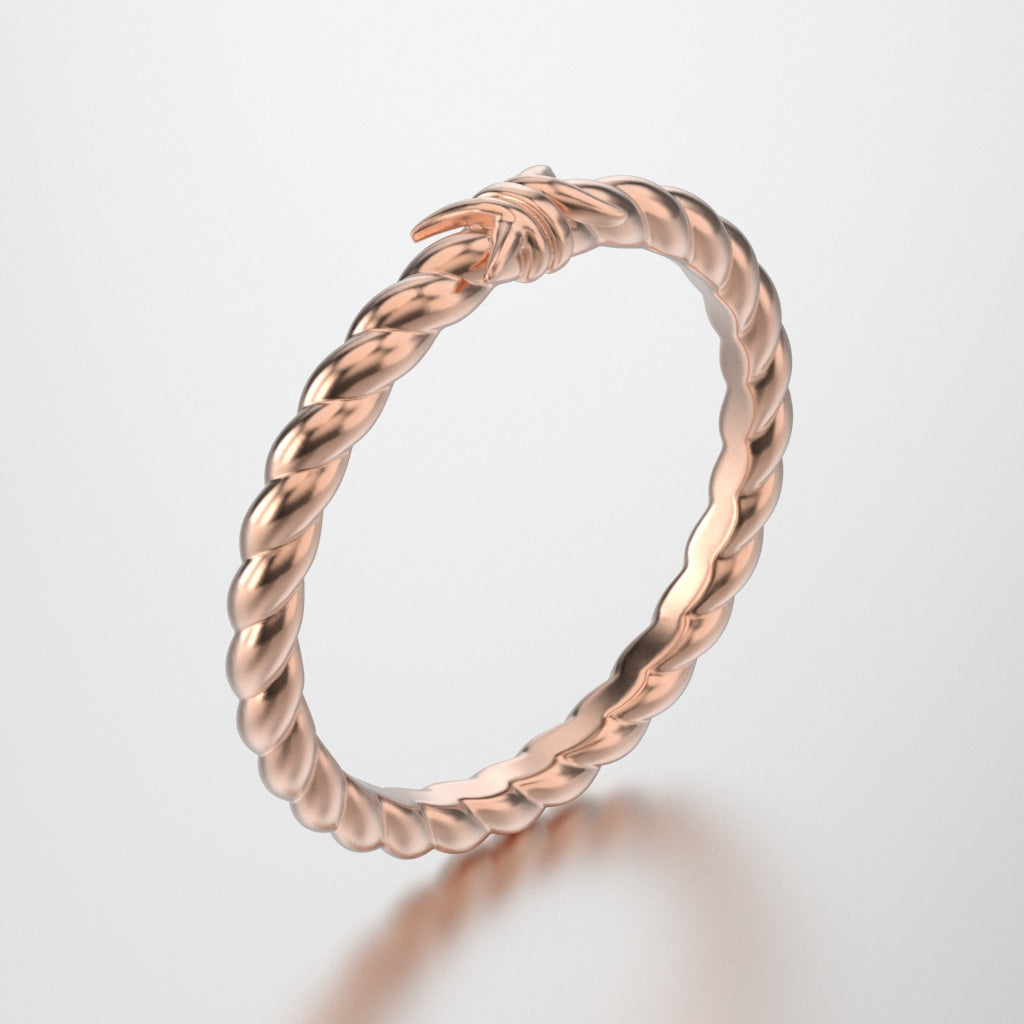 Single Barbwire Ring - Small