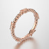 Solid Gold Quintuple Barbwire Ring - Small