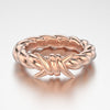 Solid Gold Single Barbwire Ring - Large